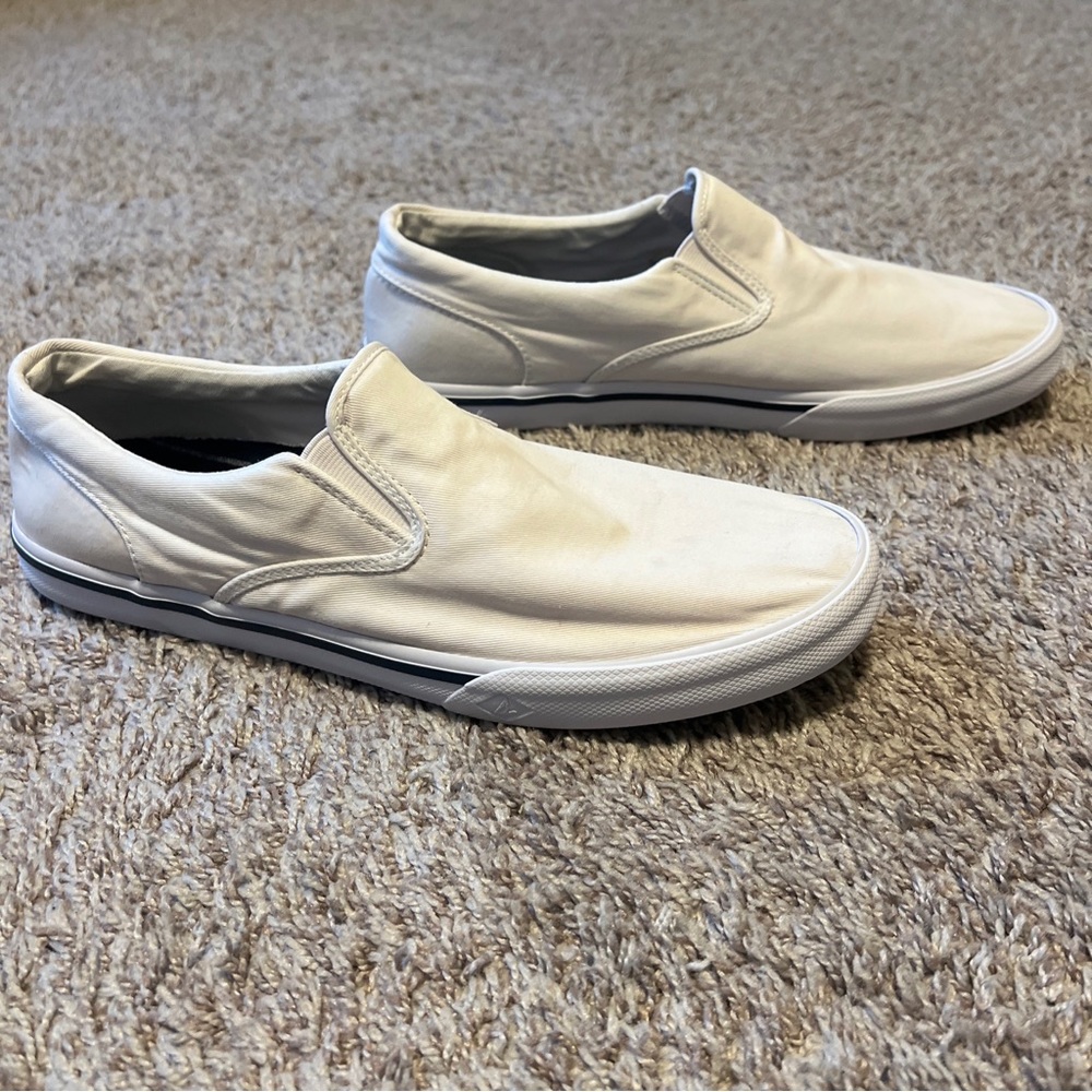 Sperry Top-Sider Unisex Cloud Slip On Canvas Deck Sneaker Athletic